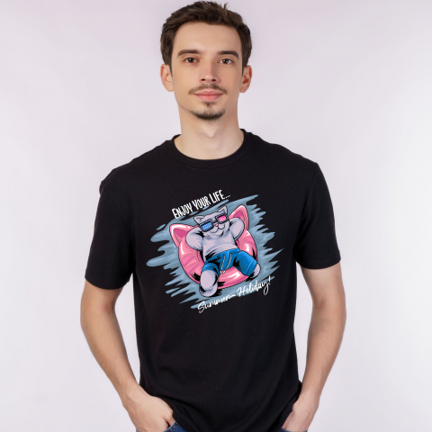 TRICOURI CU MESAJE - TRICOU ENJOY YOUR LIFE
