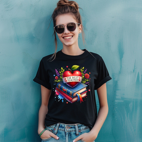 TRICOURI DAMA - TRICOU DAMA BEST TEACHER