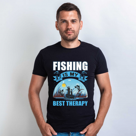 TRICOURI PESCUIT/VANATOARE - TRICOU FISHING IS MY THERAPY