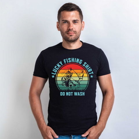 TRICOURI PESCUIT/VANATOARE - TRICOU LUCKY FISHING SHIRT