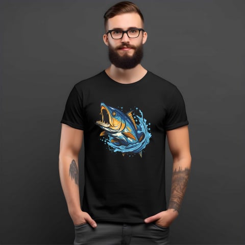 TRICOURI PESCUIT/VANATOARE - TRICOU FISH WATER SPLASH