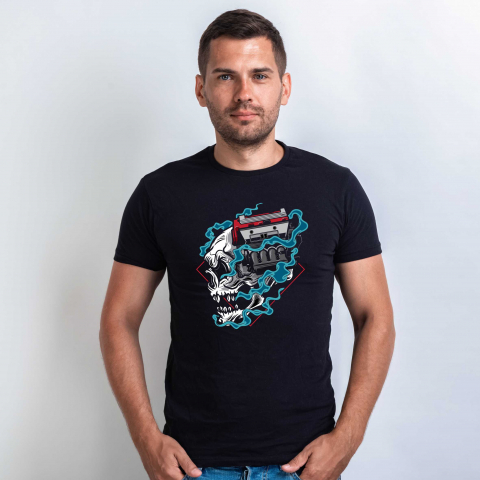 PENTRU PASIONATII AUTO - TRICOU CRANIU MOTOR