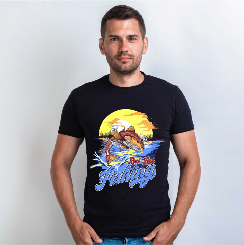 TRICOURI PESCUIT/VANATOARE - TRICOU RED FISH FISHING
