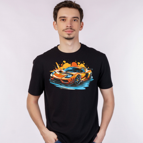 PENTRU PASIONATII AUTO - TRICOU SPORT CAR SPLASH