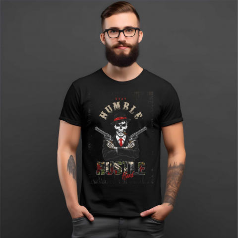 TRICOURI CU MESAJE - TRICOU STAY HUMBLE V2