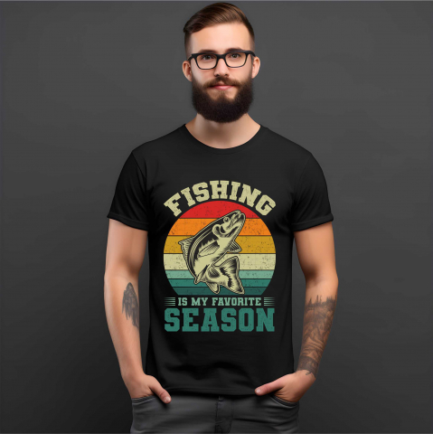 TRICOURI PESCUIT/VANATOARE - TRICOU FISHING IS MY FAV SEASON