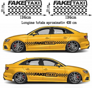 STICKERE CAMUFLAJ - CAMUFLAJ FAKE TAXI