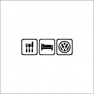 VOLKSWAGEN - EAT SLEEP VW