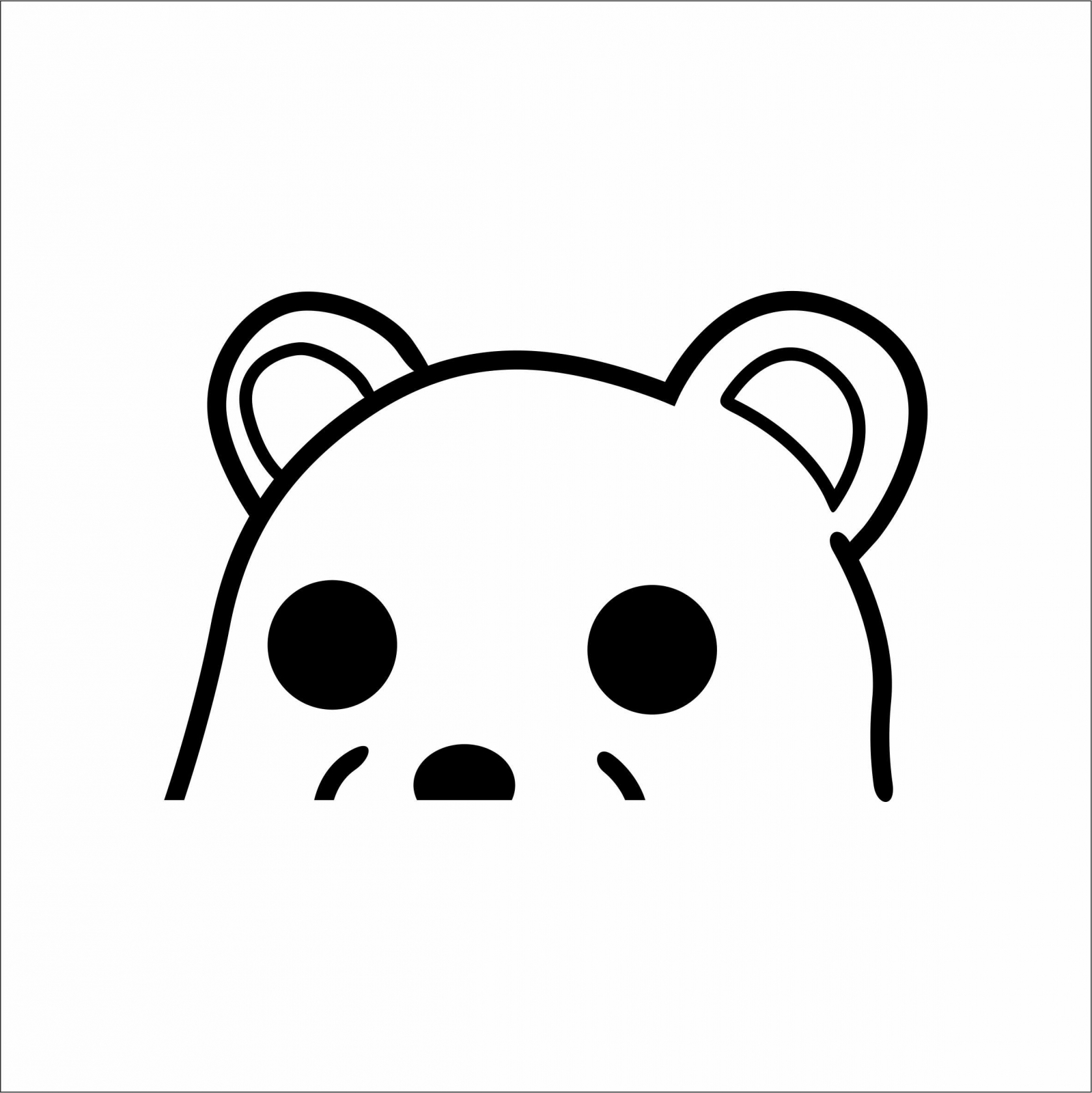 STICKER PEDO BEAR