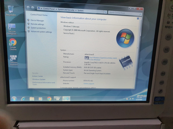 Laptop Panasonic Refurbished Procesor i5 Militar Cu Maner [2]