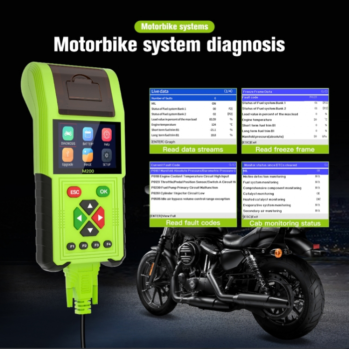 Tester Original jdiag M200 Motociclete Noua Generatie [4]