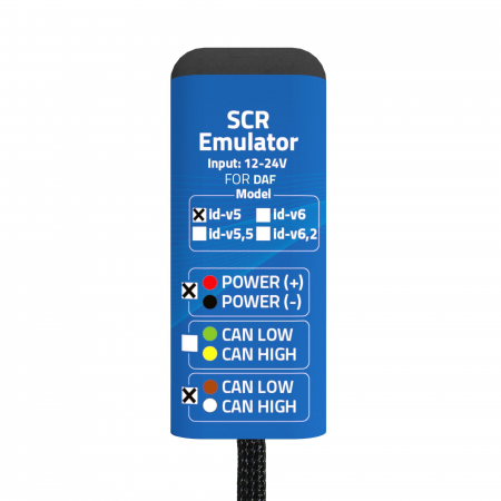 Testere Auto Dedicate - Emulator camioane Daf Adblue Scr Euro 5