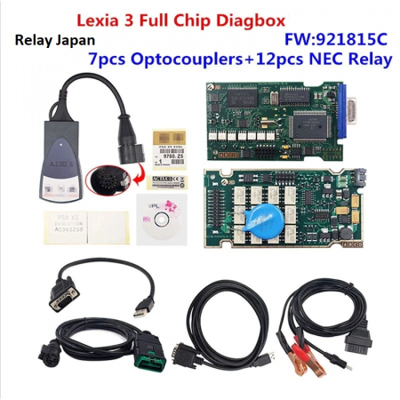 Testere Auto Dedicate - Lexia Diagbox Peugeot Citroen Full Chip 9.85