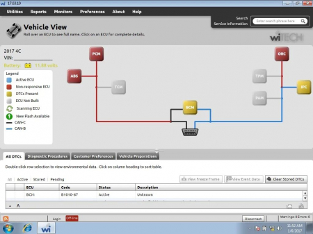 Tester diagnoza auto Chrysler Dodge Jeep Compass 2017 [2]