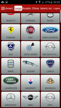 Tester diagnoza autoturisme multimarca Golo Baza de date launch [1]