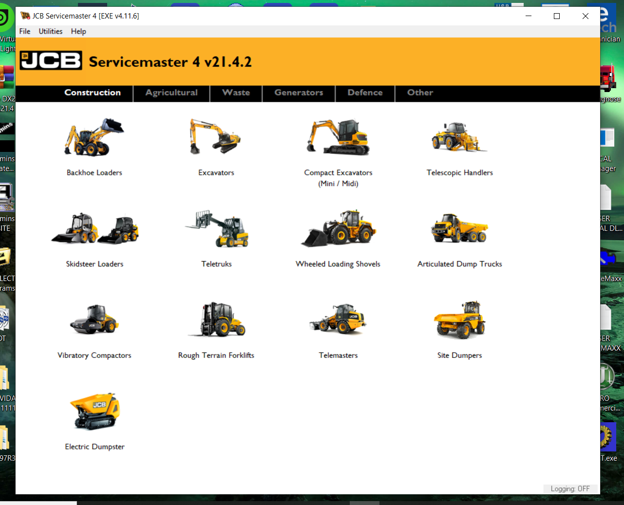 Testere Auto Dedicate - Tester Utilaje Constructii ,Agricultura JCB Service Master 2023