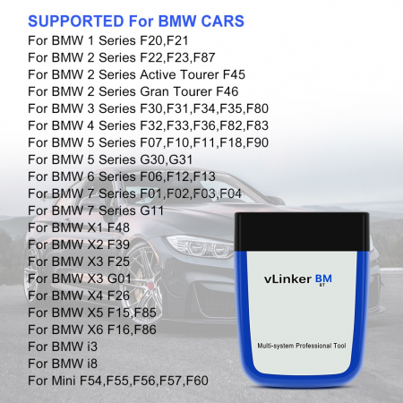 Vgate VLinker BM Bluetooth, BMW, BimmerCode,BimmerLink [1]