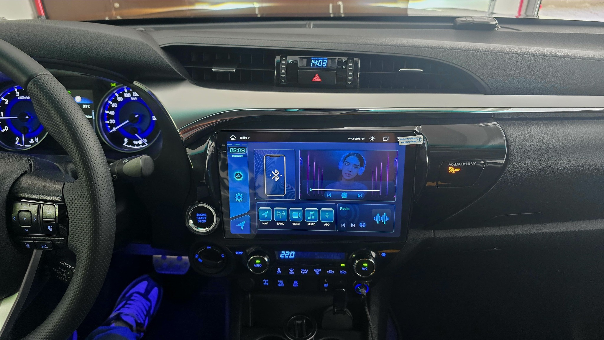 Proiect finalizat: Upgrade multimedia Autodrop Toyota Hilux 2021