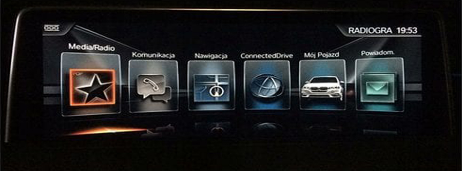 BMW EVO ID5 - meniu