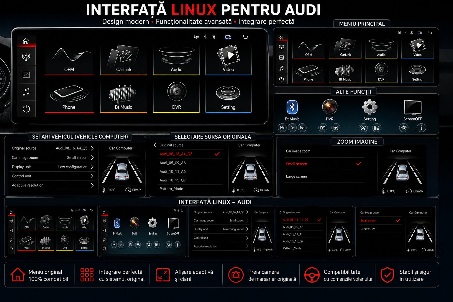 Interfață dedicată Audi