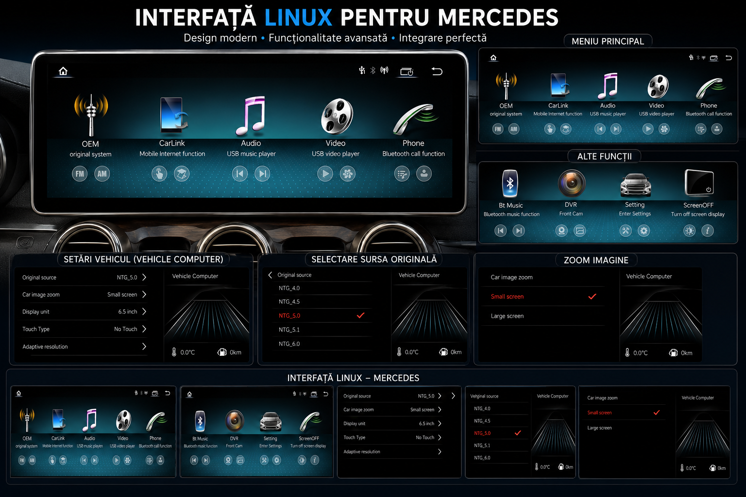 Interfață dedicată Mercedes Benz