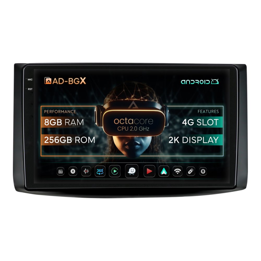 Navigatie Chevrolet Aveo (2006-2011), Android, X-Octacore / 8GB RAM + 256GB ROM, 9.5 Inch - AD-BGX9008+AD-BGRKIT245
