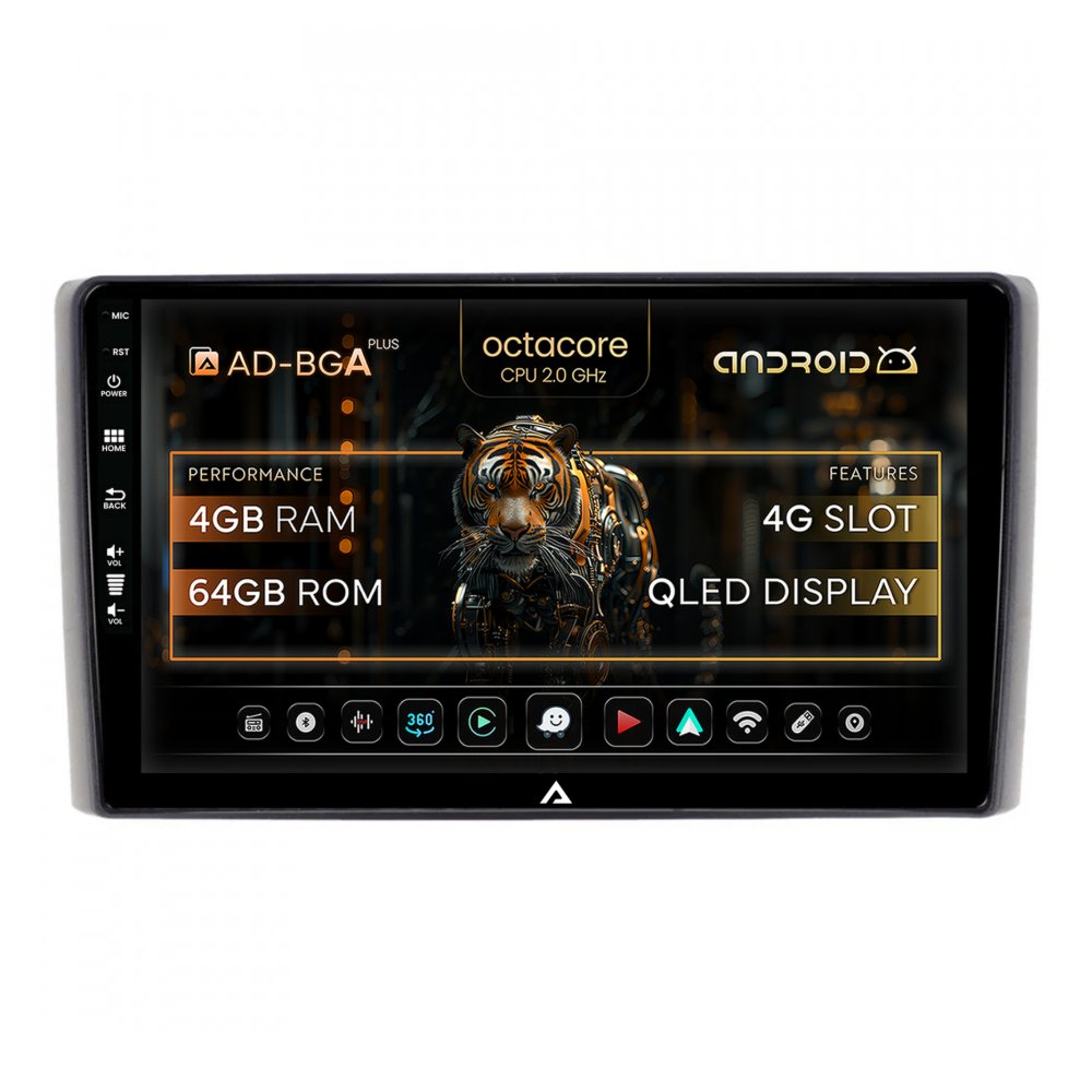 Navigatie Iveco Daily IV / V (2006-2014), Android, A-Octacore / 4GB RAM + 64GB ROM, 9 Inch - AD-BGA9004+AD-BGRKIT361V2