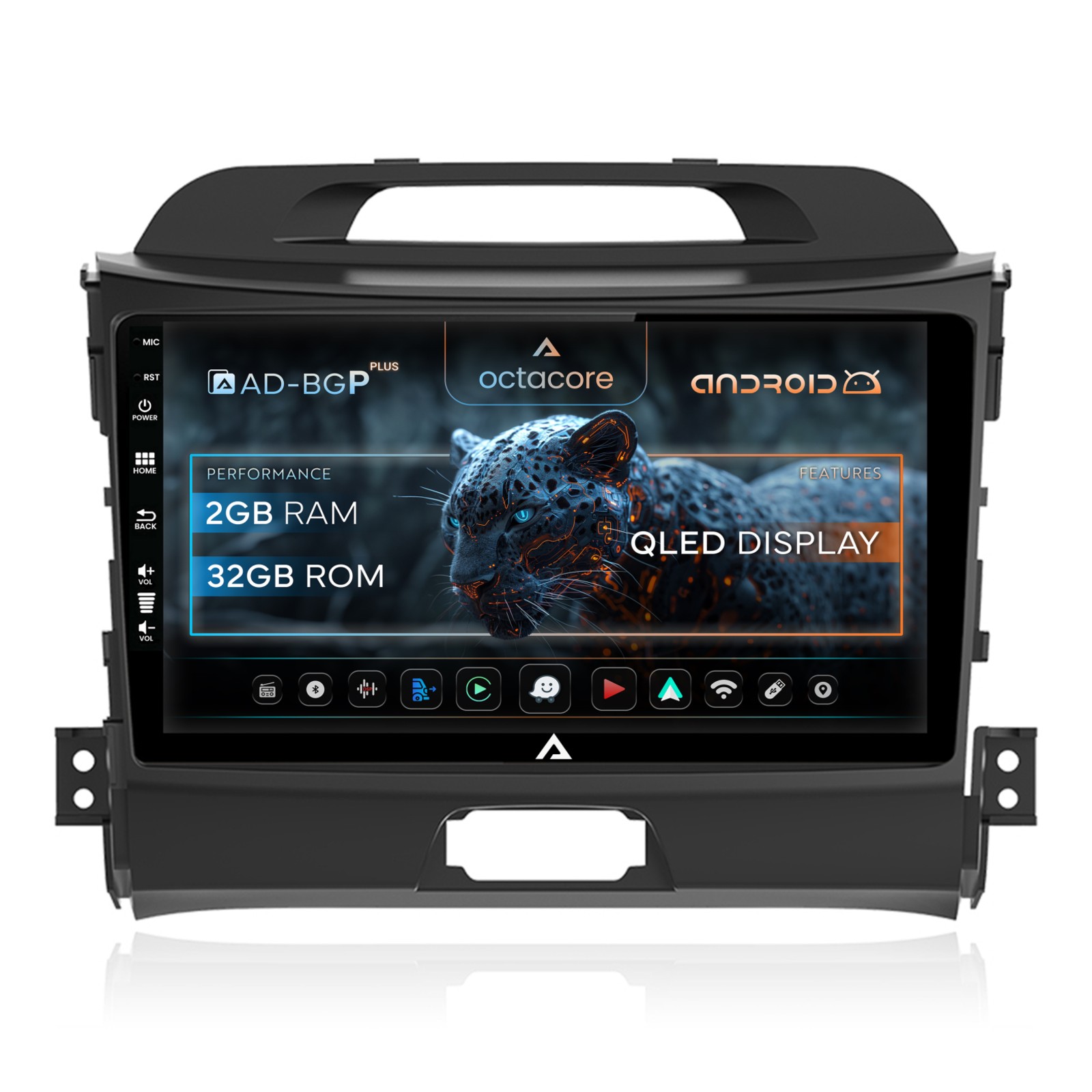 Dedicated car head units - Navigatie Android Kia Sportage 2010-2015 2GB | AutoDrop.ro