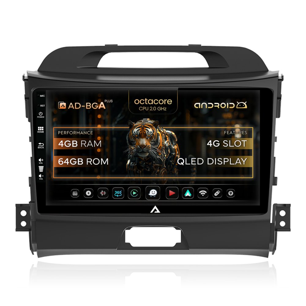 Dedicated car head units - Navigatie Android Kia Sportage (2010-2015) 4GB | AutoDrop.ro