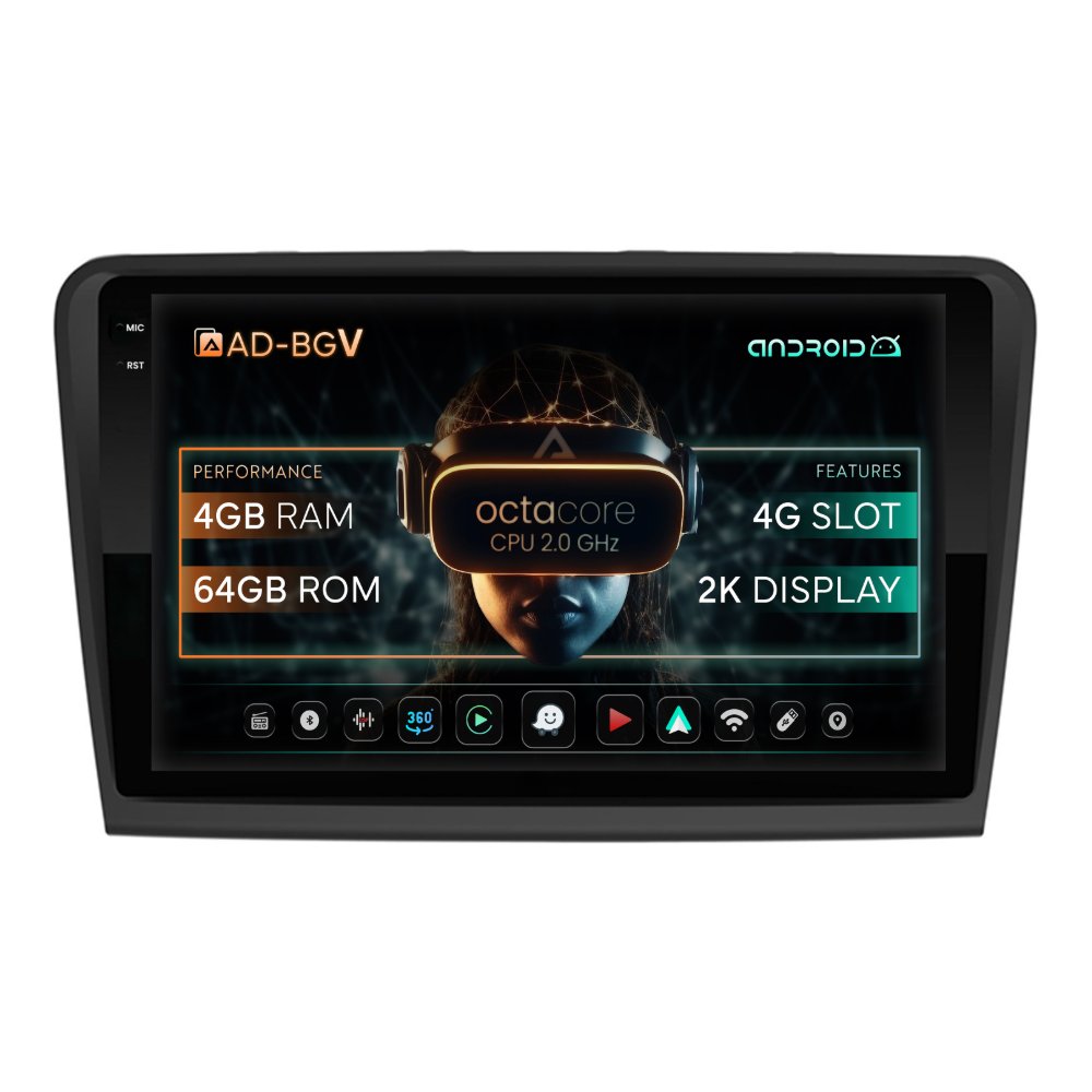 Navigatie Android 2K 13 Skoda Superb 2 4GB | AutoDrop.ro [0]