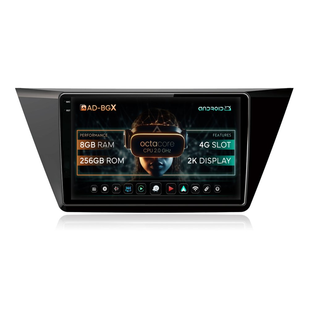 Navigatie Volkswagen Touran (2016+), Android, X-Octacore / 8GB RAM + 256GB ROM, 9.512 - AD-BGX9008+AD-BGRKIT032