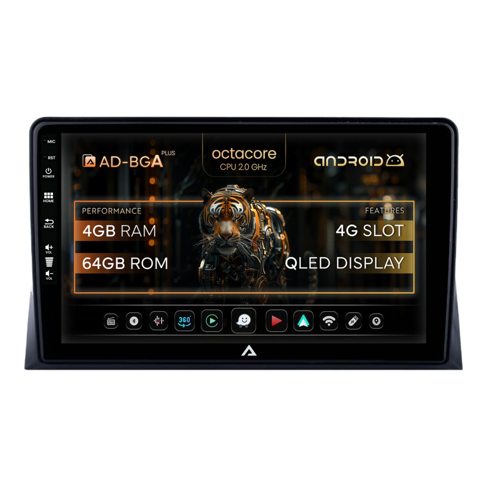 Navigații Volkswagen Transporter / Caravelle / Multivan T5 2003-2009 - Navigatie VW Transporter / Caravelle / Multivan T5 AD-BGA 4+64GB | AutoDrop.ro