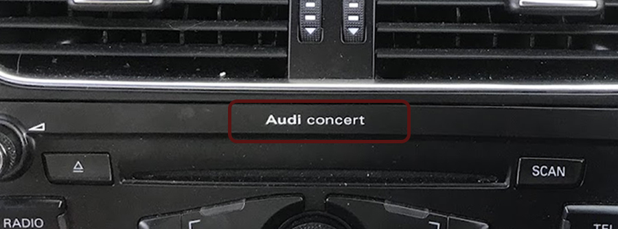 Audi NON MMI - radio Concert