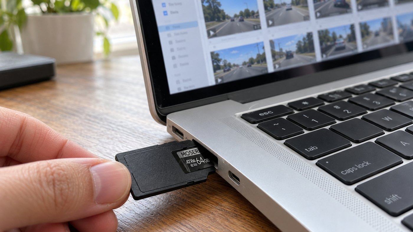 Card de memorie MOSERA 64 GB U3 + Adaptor Macro pentru camere DVR, 4G și Wi‑Fi [2]