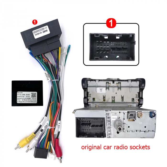 Cablaj multimedia Cablaj adaptor Autodrop Fiat Ducato (2022+) Navigații multimedia Android [2]