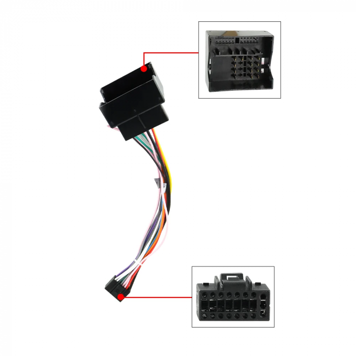 Cablaj multimedia Cablaj adaptor Autodrop Ford Focus (Clima manuala) Navigații multimedia Android [2]