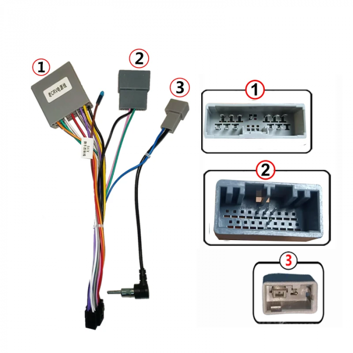 Cablaj multimedia Cablaj adaptor Autodrop Honda CRV (2006-2011) Navigații multimedia Android [2]