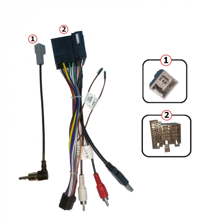 Cablaj multimedia Cablaj adaptor Autodrop Kia Carens (2007-2011) Navigații multimedia Android [3]