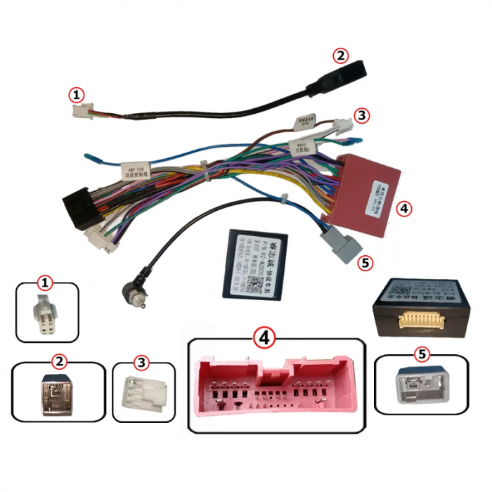 Cablaj multimedia Cablaj adaptor Autodrop Mazda 3 (2011-2015) Navigații multimedia Android [2]