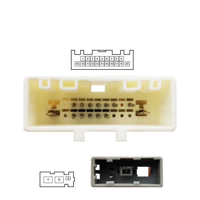 Cablaj multimedia Cablaj adaptor Autodrop Nissan X-trail (2004-2007) Navigații multimedia Android [2]