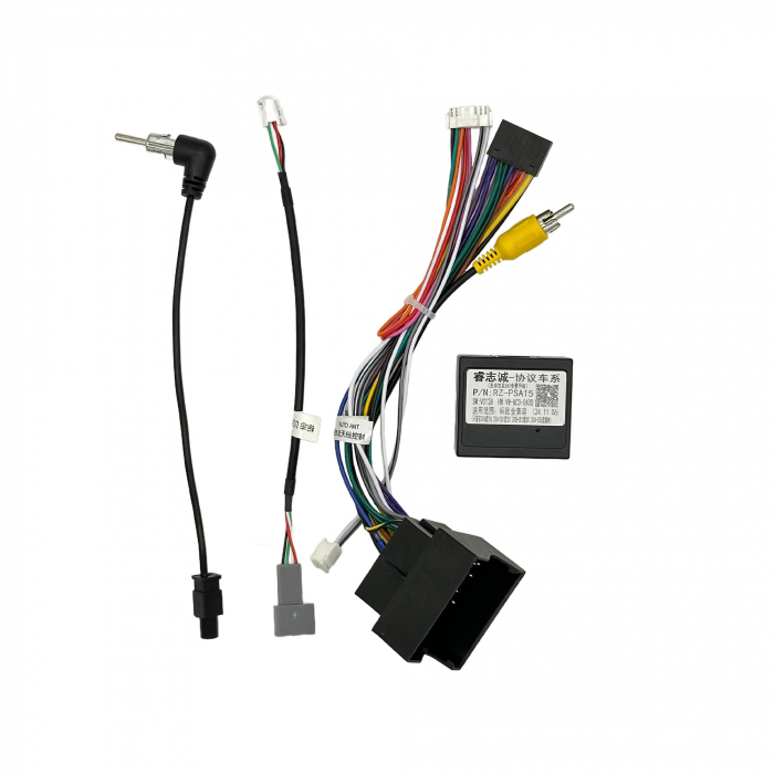 Cablaj multimedia Cablaj adaptor Autodrop Peugeot 307 (2007-2013) Navigații multimedia Android [1]