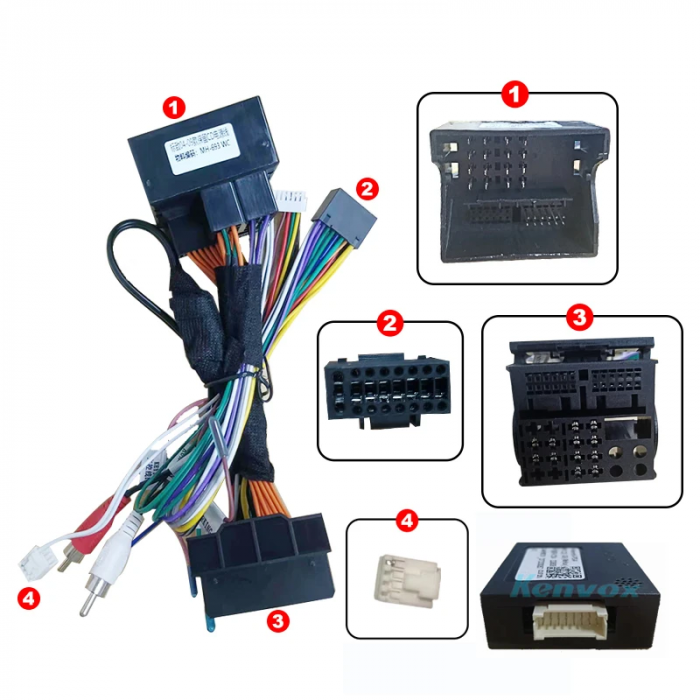 Cablaj multimedia Cablaj adaptor Autodrop Peugeot 407 Navigatii multimedia Android de 9" Inch () Navigații multimedia Android [2]