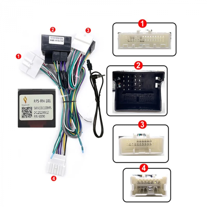 Cablaj multimedia Cablaj adaptor Autodrop Renault Megane 3 (2009-2014) Navigații multimedia Android [2]