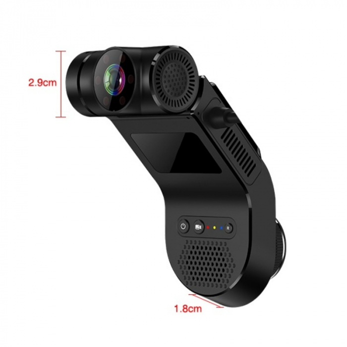 Camera auto DVR STAR T5 cu GPS Tracker si Cloud pentru flota, 4G, FHD, Night vision, Camera IR pentru interior, Wi-Fi, SOS [7]