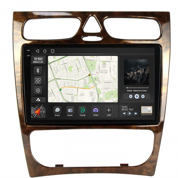 Navigatie Carplay Benz C Class (W203) (2002-2004), 4GB | AutoDrop.ro [2]