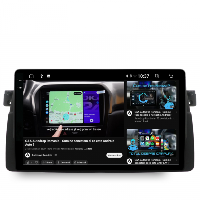 Carplay Carpad Android OS BMW E46 | AutoDrop.ro [9]