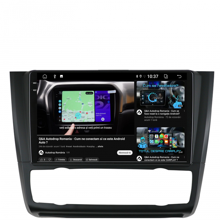 Carplay BMW Seria 1 9 inch AC 4GB | AutoDrop.ro [9]