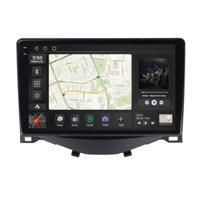 Navigatie Carplay Citroen C1 / Peugeot 108 / Toyota AYGO (2014-2022) 4GB | AutoDrop.ro [2]