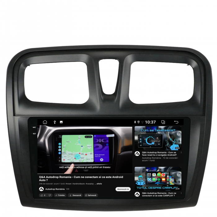 Navigatie Carplay 10 Dacia Sandero 4GB | AutoDrop.ro [9]