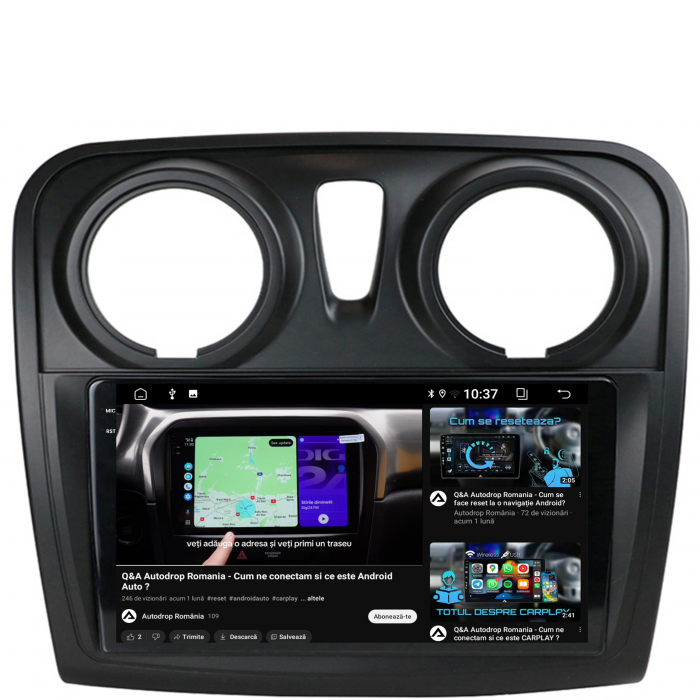 Navigatie Carplay Android OS Dacia 9" 4GB | AutoDrop.ro [9]